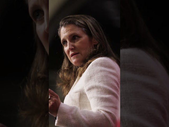 ⁣Freeland to announce Liberal leadership bid