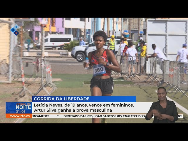 ⁣Letícia Neves, de 19 anos, vence em femininos, Artur Silva ganha a prova masculina