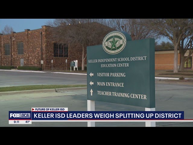 ⁣Keller ISD discusses possibility of splitting the district in two