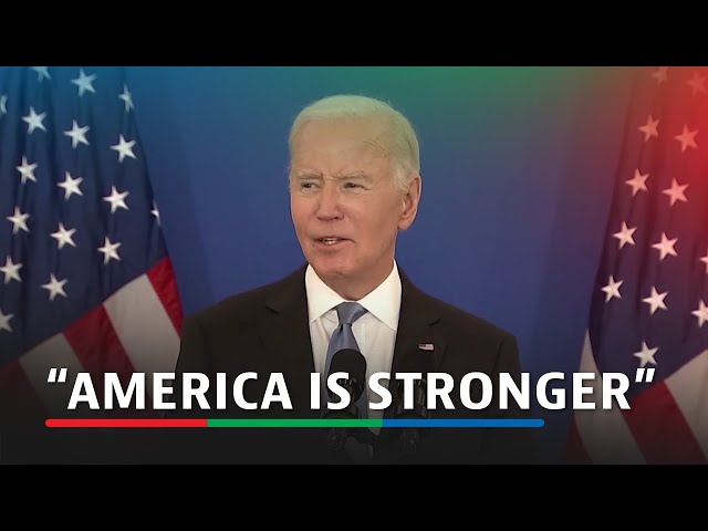 ⁣Biden defends foreign policy record despite ongoing crises