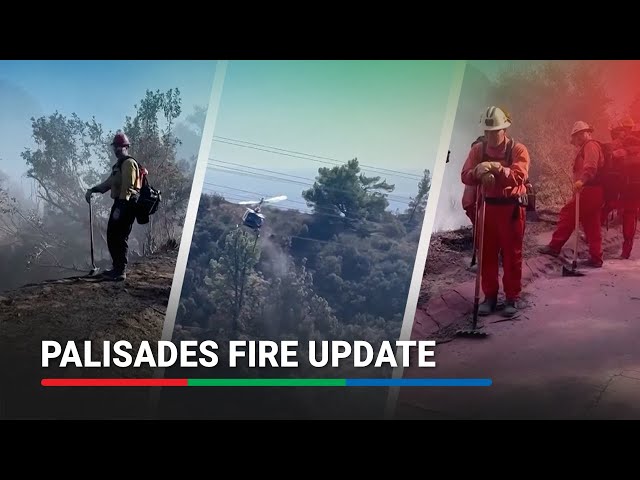 ⁣Palisades fire at 14 pct containment as Los Angeles braces for extreme winds | ABS-CBN News