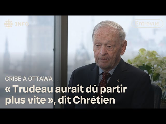 ⁣L’ex-premier ministre Jean Chrétien discutent des défis qui attendent Ottawa