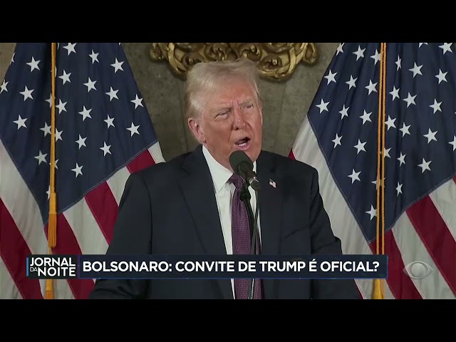 ⁣Defesa de Bolsonaro diz que convite para a posse de Trump é verdadeiro