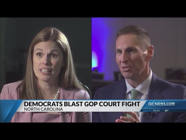 ⁣DNC leaders calling ongoing NC Supreme Court legal battle 'an assault on voting rights'