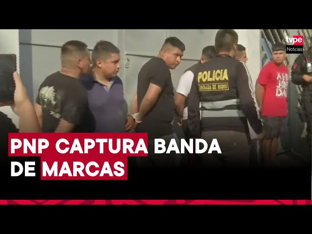 ⁣Capturan a banda criminal Los Injertos de Lima que hacía marcaje y robos en agencias bancarias