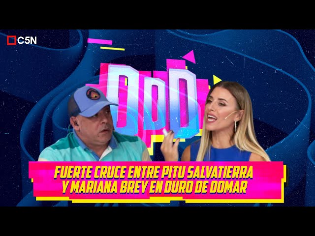 ⁣Fuerte CRUCE entre Pitu Salvatierra y Mariana Brey en Duro De Domar