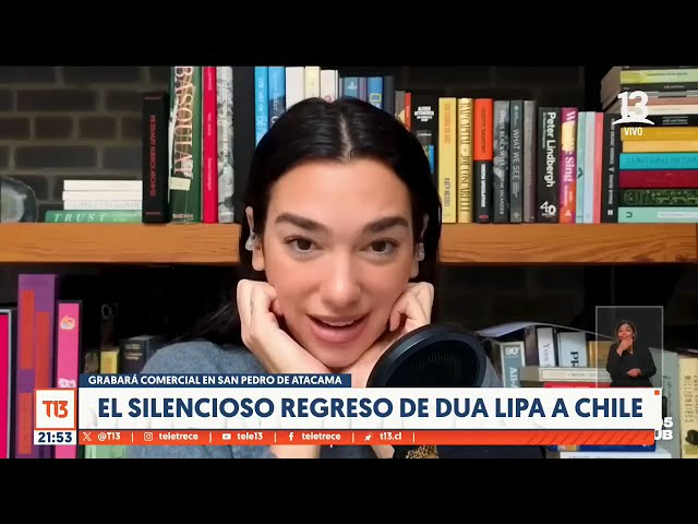 ⁣Dua Lipa en Chile: el primer día de la cantante en el país y lo que se sabe de su visita