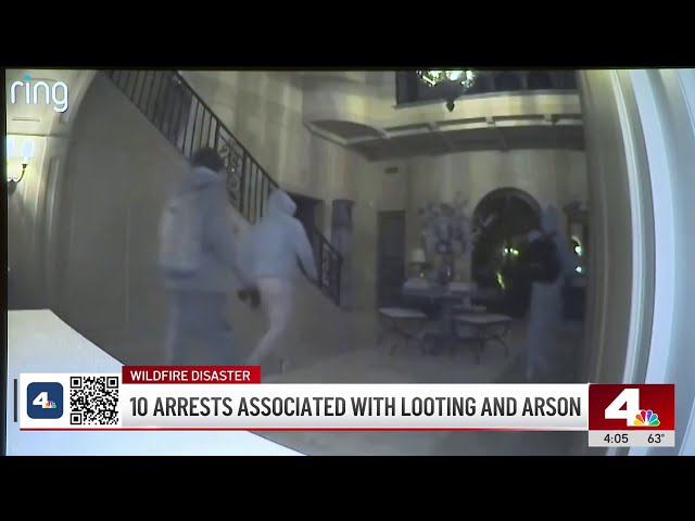 ⁣10 arrests associated with arson, looting made in SoCal