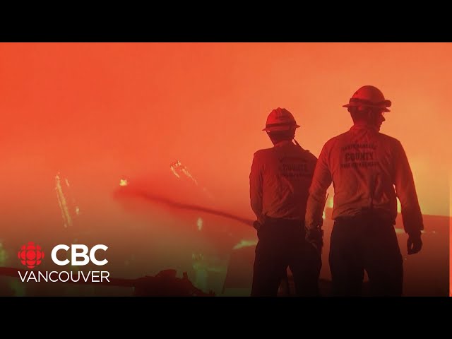 ⁣B.C. sends help to California's wildfire fight