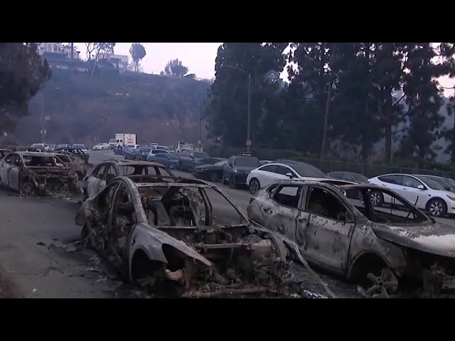 ⁣Images of August deadly fire in Maui very similar to Palisades and Eaton aftermath