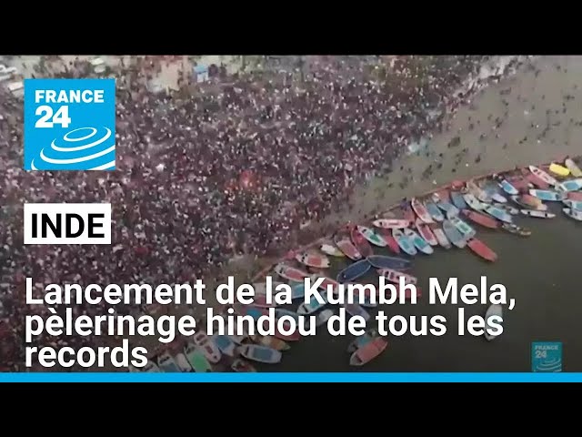 ⁣Inde : lancement de la Kumbh Mela, pèlerinage hindou de tous les records • FRANCE 24