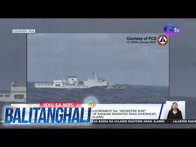 ⁣BRP Teresa Magbanua na nagtataboy sa "monster ship" ng China, bumalik sa Port of... | Bali