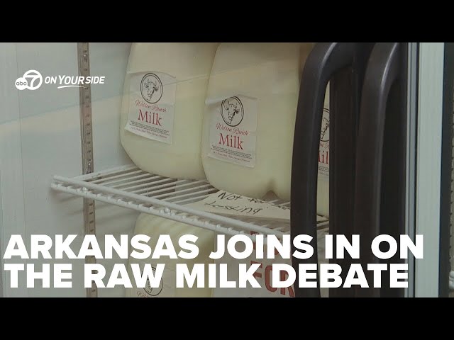 ⁣Arkansas joins in on the raw milk debate sweeping the country