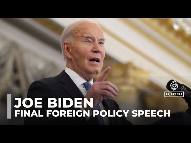 ⁣Biden delivers final foreign policy speech as Gaza ceasefire talks continue