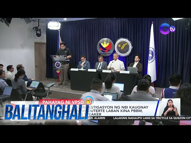 ⁣DOJ: Tapos na ang imbestigasyon ng NBI kaugnay sa mga pahayag ni VP Duterte laban... | Balitanghali