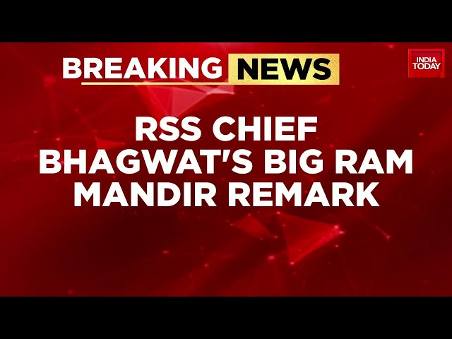 ⁣RSS Chief Mohan Bhagwat: Ram Mandir Pran Pratishtha Was 'True Independence' | India Today