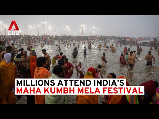 ⁣Maha Kumbh Mela: The world's largest gathering taking place in India