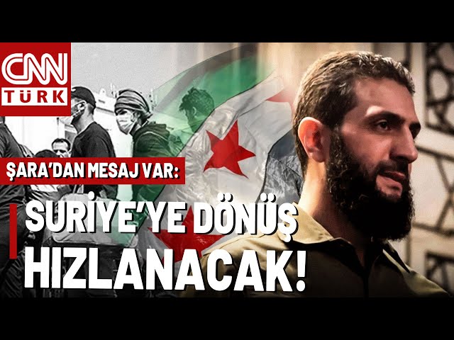 ⁣Suriye Yeni Yönetim Lideri "Eminim" Dedi: "2 Yılda 14 Milyon Suriyeli Ülkesine Dönece