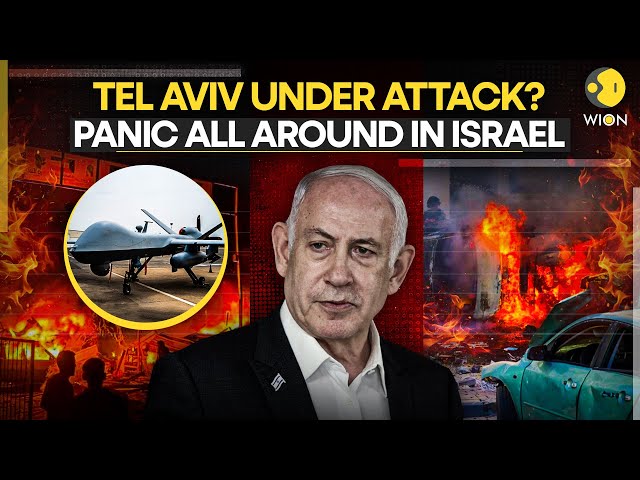 ⁣Israel Houthis War: Another Day Of Terror In Israel As Missile Fired From Yemen Burns Tel Aviv |LIVE