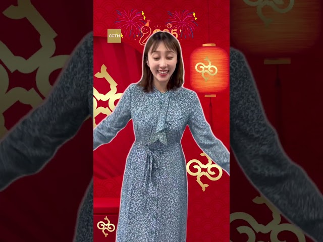 ⁣Join the Snake Year Dance Fun and celebrate Chinese New Year with Xiao Lu from CGTN