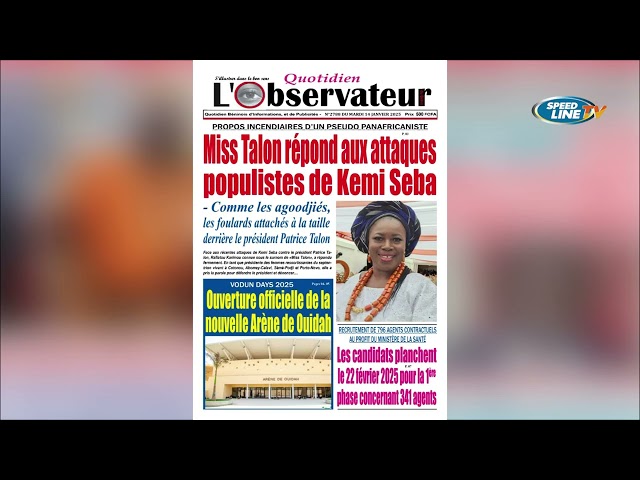 ⁣LA REVUE DES TITRES du 14 Janvier 2025