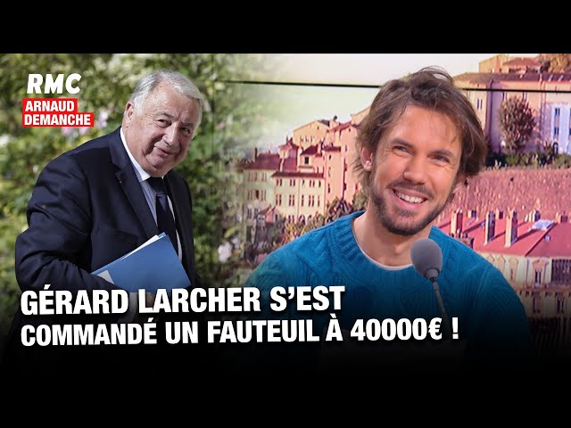 ⁣Arnaud Demanche: Gérard Larcher s'est commandé un fauteuil à 40 000 euros !