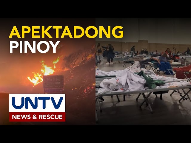 ⁣Ilang Filipino sa California, USA, apektado ng wildfires