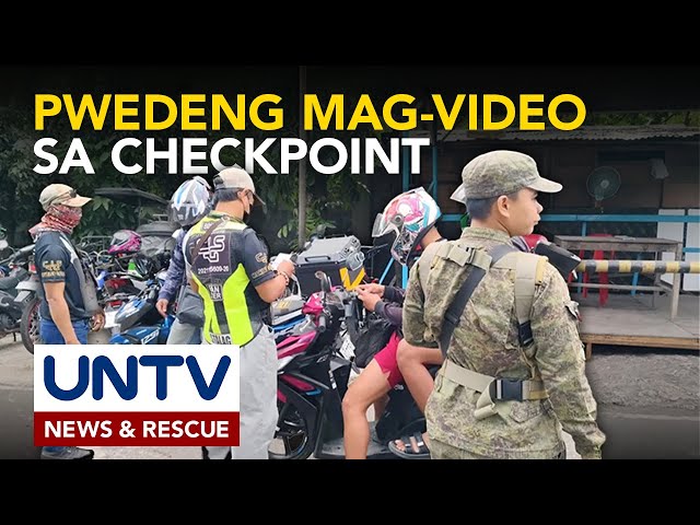 ⁣Mga motorista maaaring kumuha ng video habang ini-inspeksyon ng mga pulis – PNP