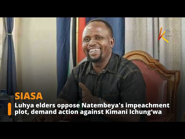 ⁣Luhya elders condemn plot to oust Governor Natembeya, demand action against Ichung’wa