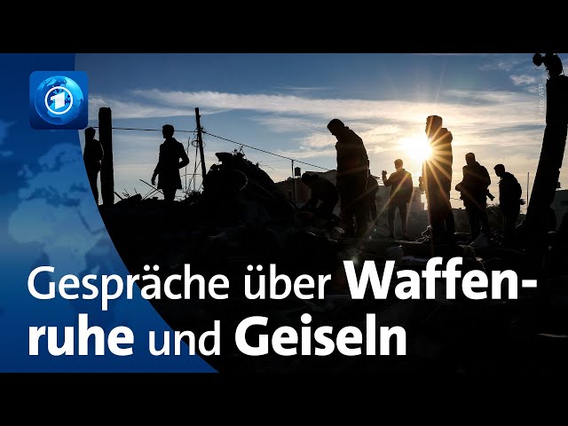 ⁣Abkommen zu Waffenruhe in Gaza und Geisel-Freilassung in Reichweite