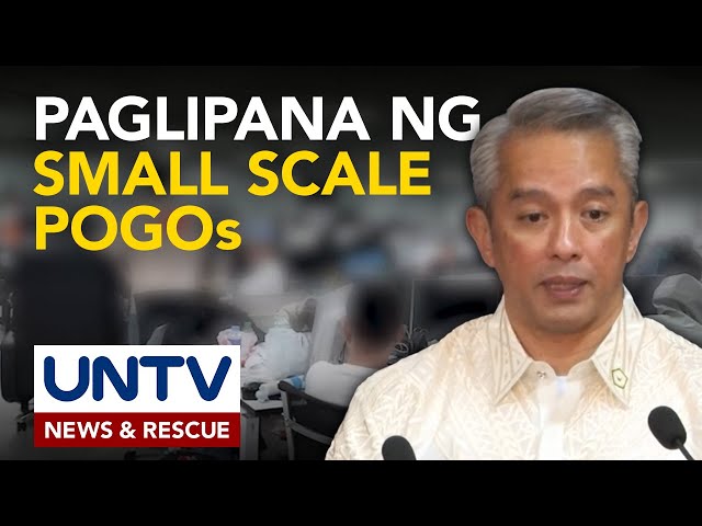 ⁣Small scale ops ng POGO, mahigpit na pinababantayan ni PBBM - PAOCC