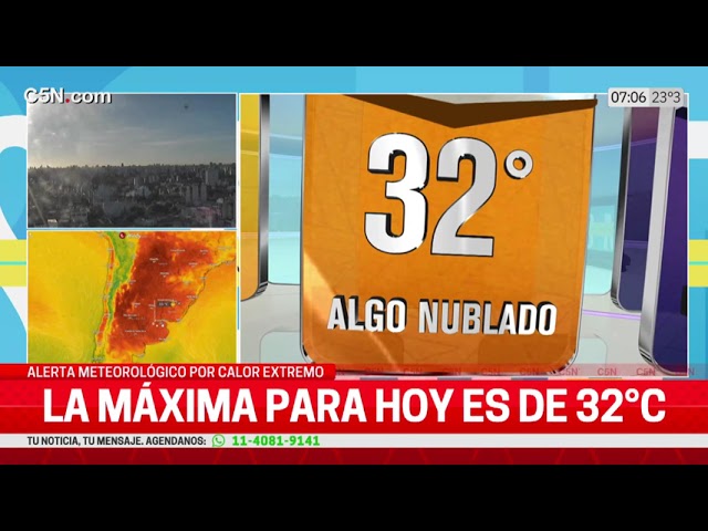 ⁣ALERTA METEOROLÓGICO  por ALTAS TEMPERATURAS DURANTE TODA la SEMANA: A QUÉ se DEBE