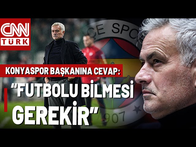 ⁣Konyaspor - Fenerbahçe Maçı Sonrası Mourinho Sözleriyle Gündeme Oturdu: "Hakemden Şikayetçiyse.