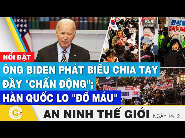 ⁣An ninh thế giới: TT Biden cảnh báo ông Trump đối thủ số 1; Lo ngại "đổ máu" ở Seoul | BNC