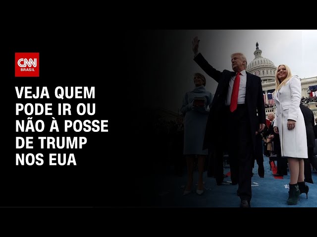 ⁣Veja quem pode ir ou não à posse de Trump nos EUA | CNN NOVO DIA