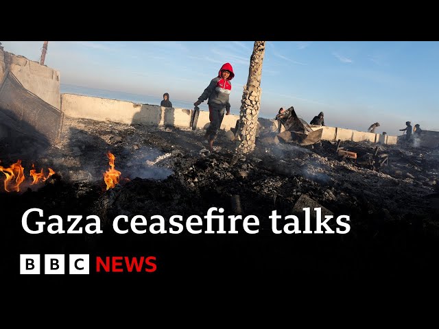 ⁣Gaza ceasefire talks resume in Qatar with Israel and Hamas close to deal | BBC News