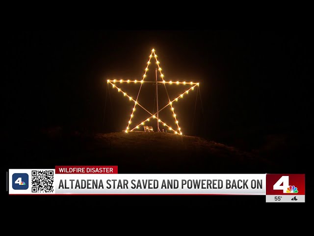 ⁣Altadena's shining star continues to glow