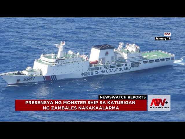 ⁣PH naaalarma sa Chinese 'monster ship' sa katubigan ng Zambales | NewsWatch Reports