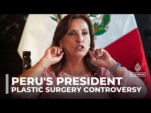 ⁣Dina Boluarte’s plastic surgery controversy: Peru's president accused of abandoning her post