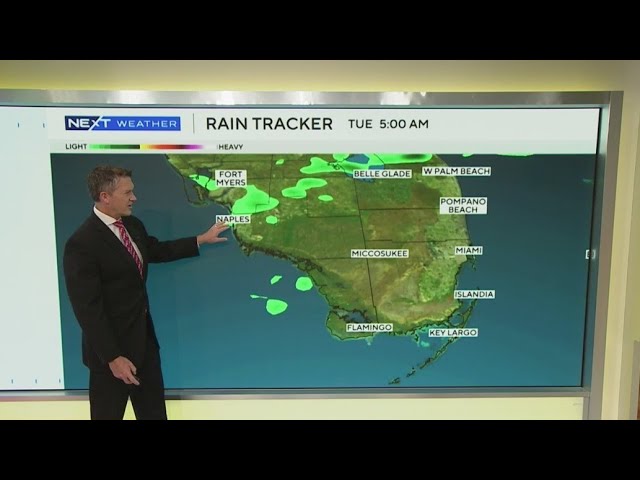 ⁣South Florida 5 a.m. Weather Forecast 1/14/2025