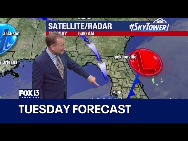 ⁣Tampa weather | Tuesday forecast