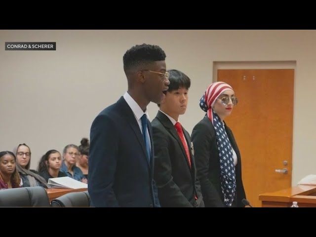 ⁣Fort Lauderdale high school senior wins world mock trial competition