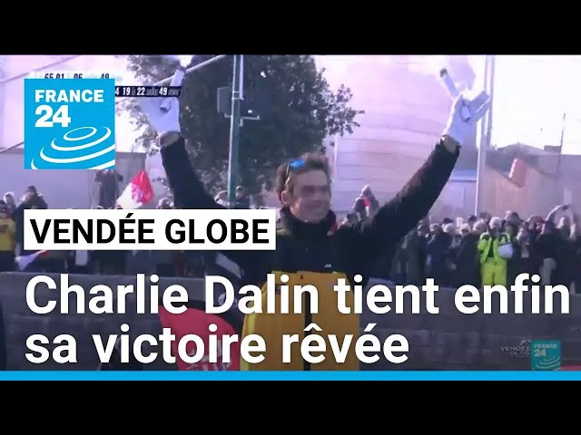 ⁣Vendée Globe: Charlie Dalin tient enfin sa victoire rêvée • FRANCE 24