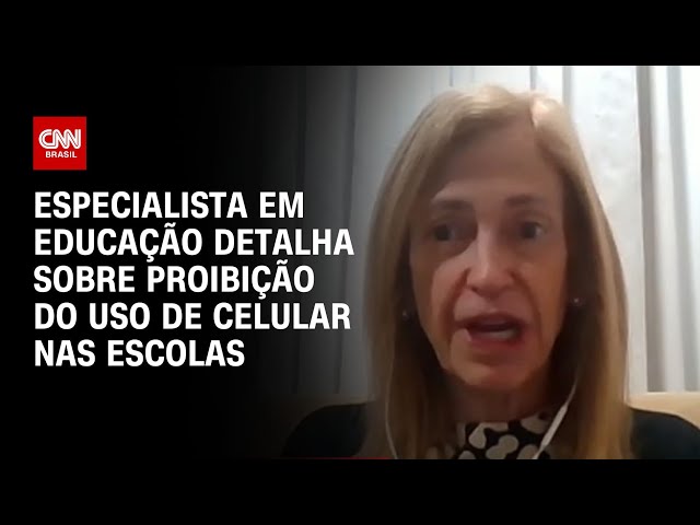 ⁣Especialista em educação detalha sobre proibição do uso de celular nas escolas | LIVE CNN