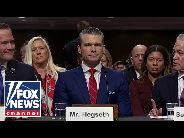 ⁣WATCH LIVE: Pete Hegseth testifies at Senate confirmation hearing