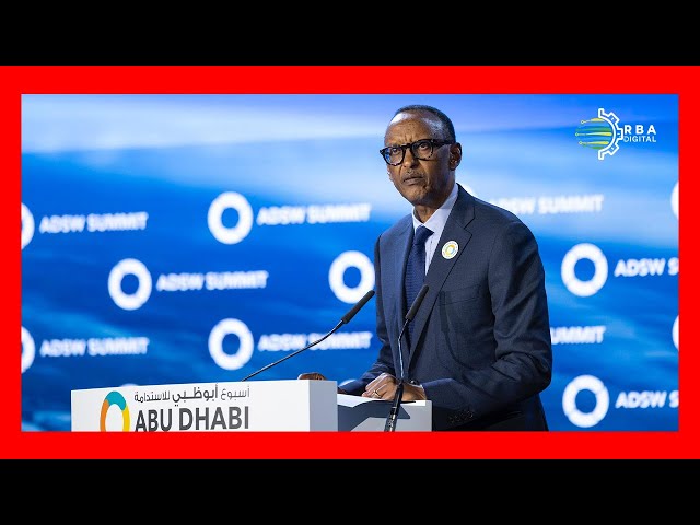 ⁣Abu Dhabi Sustainability Week 2025 | Remarks by President Kagame