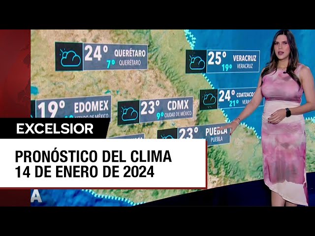 ⁣Clima para hoy 14 de enero de 2025