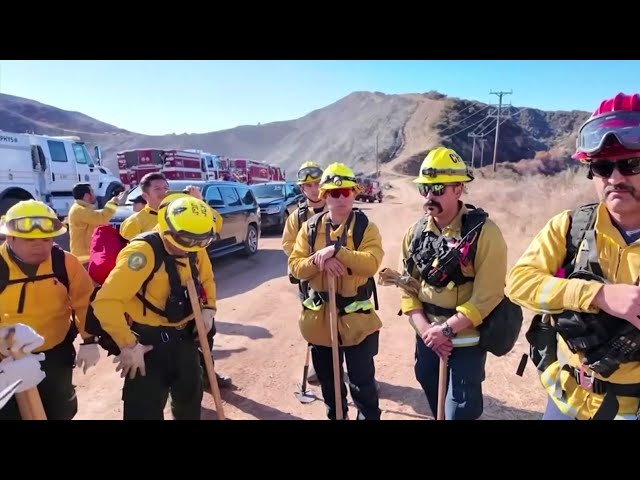 ⁣Bomberos Mexicanos Combaten Incendios en Los Ángeles: Así es su Labor