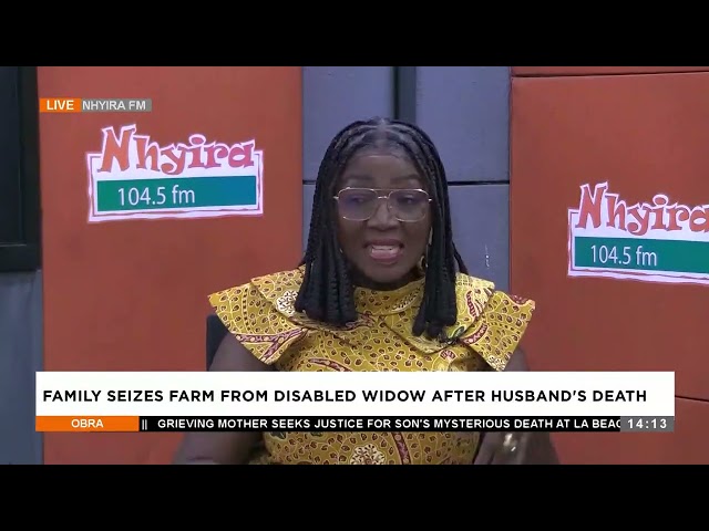 ⁣Family seizes from disabled widow after husband's death -  Obra on Adom TV (14-01-25)