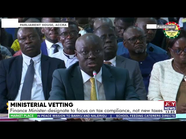 ⁣Ministerial Vetting: Finance minister-designate to focus on tax compliance, not new taxes